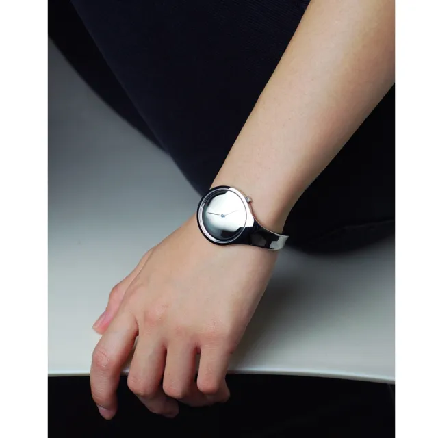 【Georg Jensen 喬治傑生】Vivianna 朵蘭 226凸面玻璃手鐲腕錶-34mm