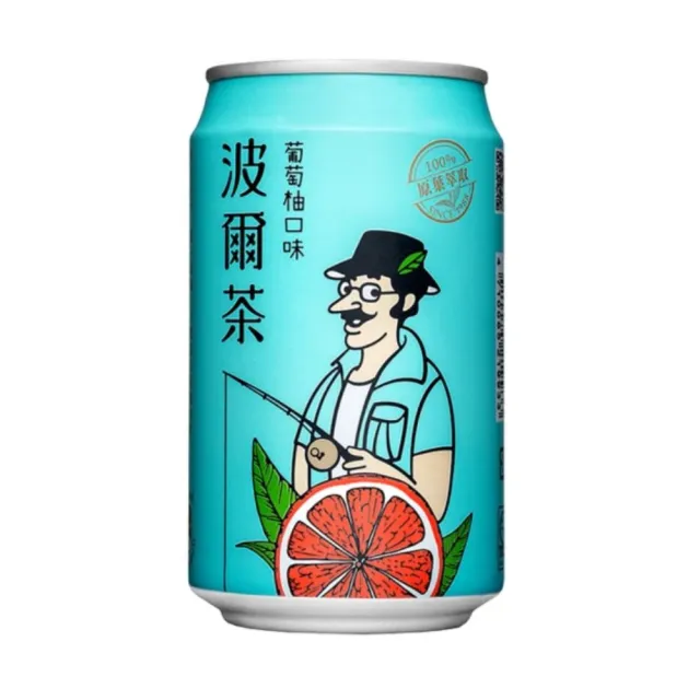 【金車】波爾茶-葡萄柚口味320mlx24入/箱
