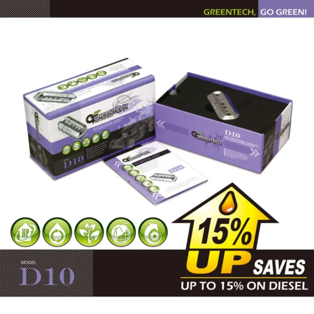 【GREENTECH】機車 柴油 省油裝置-D10(◆降低廢氣◆節省油耗◆增強馬力&扭力◆簡易安裝)