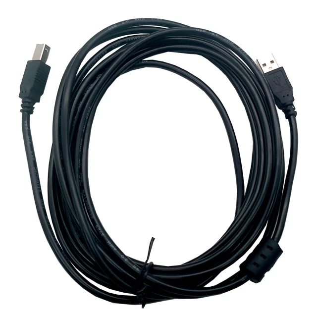 USB2.0 黑色印表機傳輸線 5米公對公(PCL-07-B)
