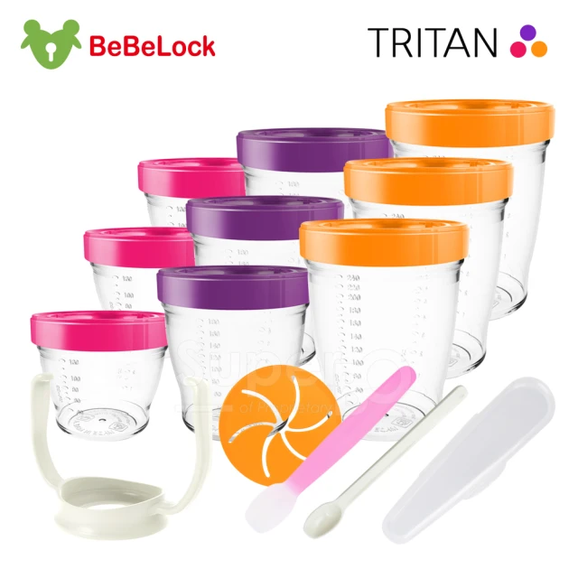【BeBeLock】Tritan儲存杯(14件組)