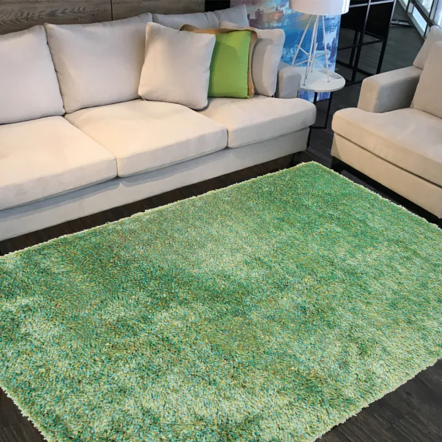 【山德力】ESPRIT Lakeside地毯 ESP-3303-17 200X300cm(長毛 綠色 生活美學)
