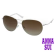 【ANNA SUI 安娜蘇】安娜極致流線細腳系列太陽眼鏡(AS805-872-白)
