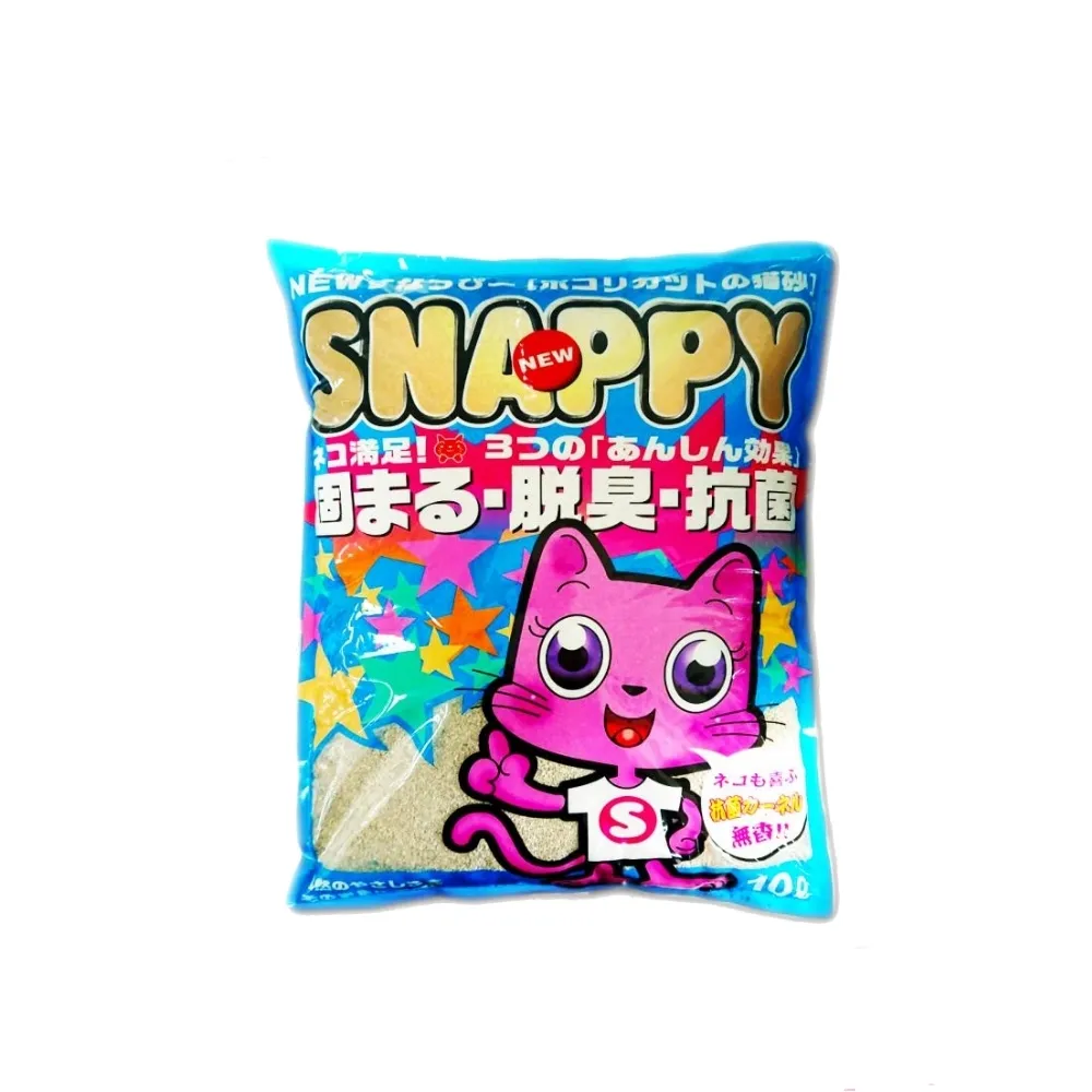 【SNAPPY】脫臭．抗菌-無香 10L*3包組(貓砂)
