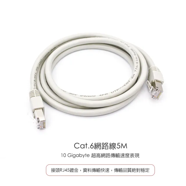 【ATake】Cat 6A 網路線-5M