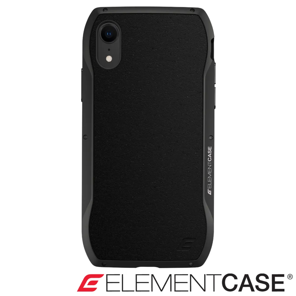 【美國Element Case】XS Max Enigma(旗艦真皮防摔殼 - 黑)