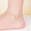 【I.Dear Jewelry】步步豚印-韓國氣質可愛海豚造型鍍銀腳鍊(步步豚印)
