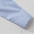 【ROBERTA 諾貝達】台灣製 合身版 休閒朝氣 純棉長袖襯衫(藍色)