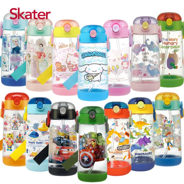 Skater Skater water bottle clear bottle with straw Toy Story 20 Disney  480ml PDSH5 