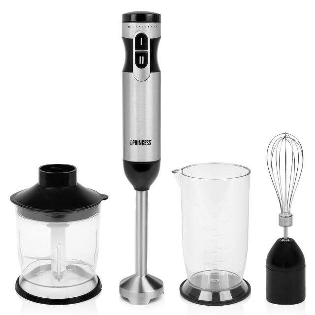 【PRINCESS 荷蘭公主】四刀調理均質攪拌棒-豪華組(221225)