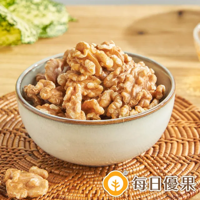 【每日優果】烘焙原味核桃隨手包120G(核桃)