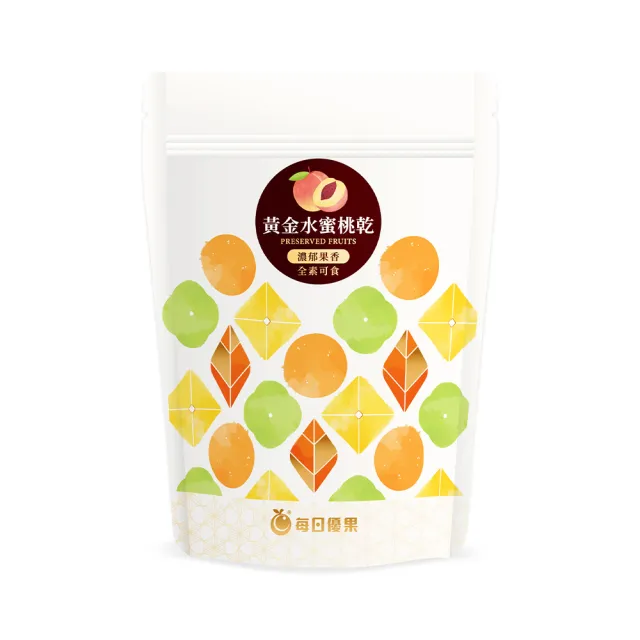 【每日優果】黃金水蜜桃乾200G(蜜餞)