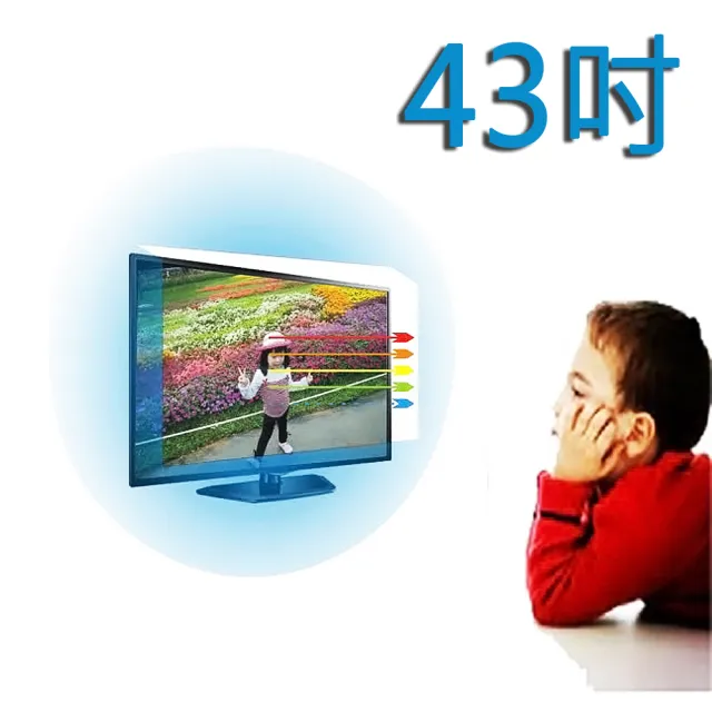 【台灣製~護視長】43吋 抗藍光液晶螢幕 電視護目鏡(AmTRAN  瑞旭  B1款)