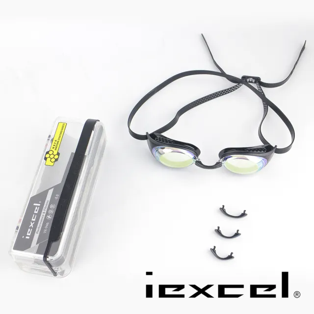 【iexcel】專業光學度數泳鏡 VX-946(蜂巢式 電鍍)