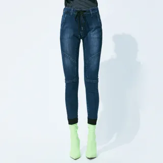 【BRAPPERS】女款 新美腳 ROYAL系列-彈性運動束口八分褲(藍)