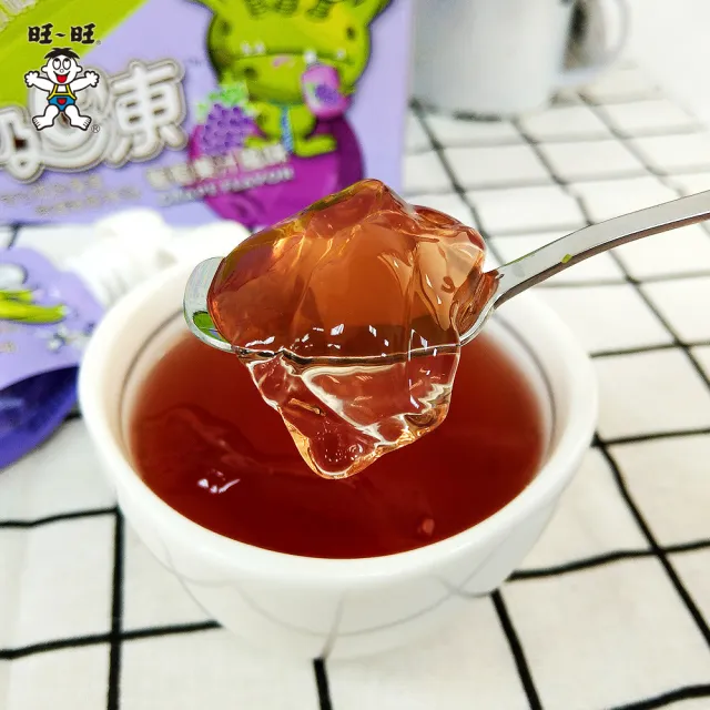 【旺旺】吸C凍可吸果凍-葡萄果汁風味 90G*6入/盒
