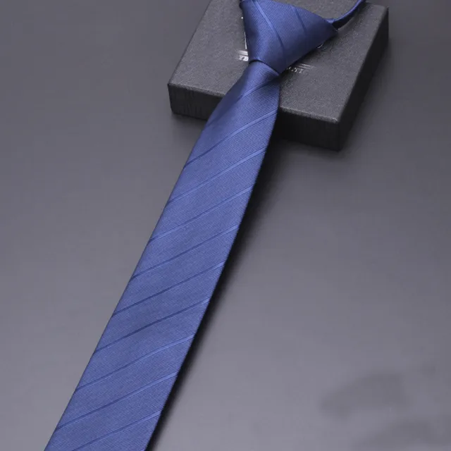 【拉福】歐美領帶6cm中窄版領帶拉鍊領帶(兒童 可選色)