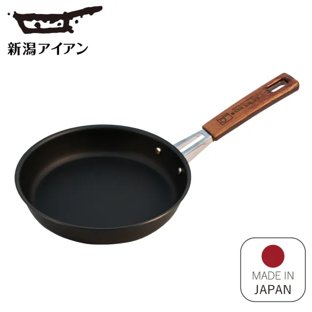 【日本新瀉鐵器】鍛鐵圓型玉子燒平底煎鍋/煎蛋鍋(15cm)