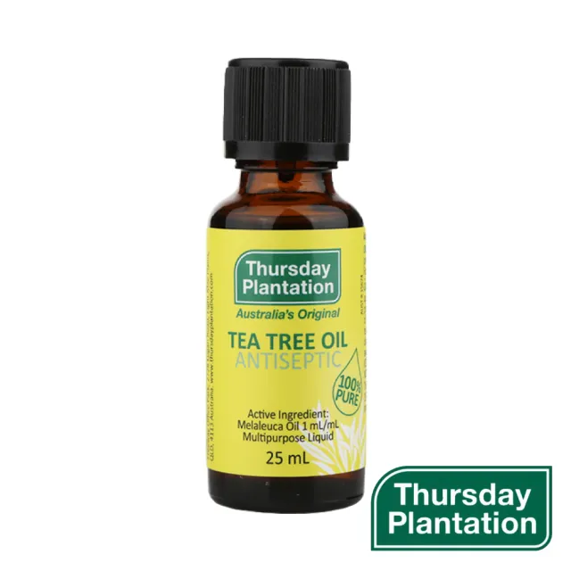 【ThursdayPlantation 星期四農莊】茶樹精油25ml(100% 澳洲產精油平輸版)