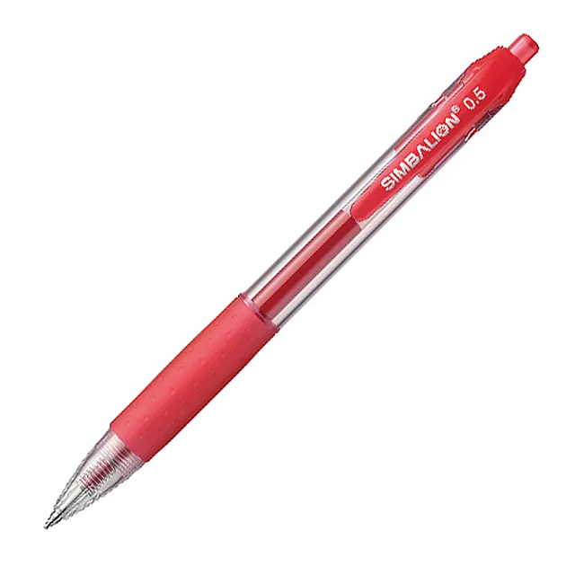 【雄獅文具】GL-531 0.5mm 自動中性筆(紅12入盒裝)