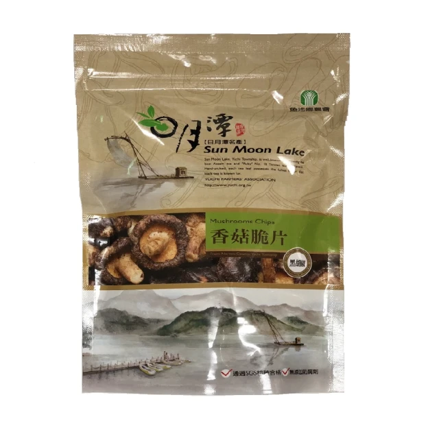 魚池鄉農會 香菇脆片-黑胡椒(90g/包)