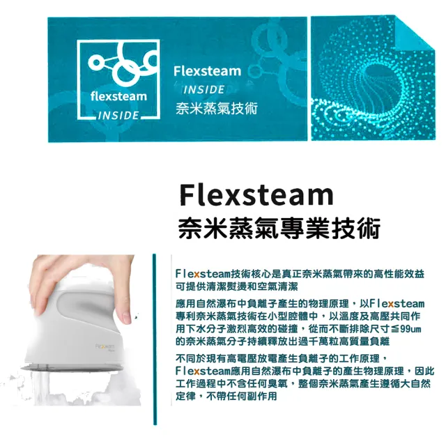 【Flexwarm】飛樂思小遊龍奈米蒸汽熨燙機(9908)