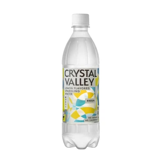 【金車】CrystalValley礦沛氣泡水-檸檬風味585mlx24入/箱