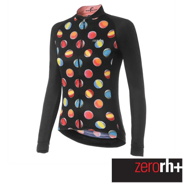 【ZeroRH+】義大利彩墨系列女仕專業自行車衣(黑色 ECD0668_62P)