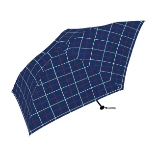 【KIU】空氣感摺疊抗UV晴雨傘(48077 窗格紋)