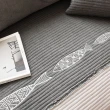 【BonBon naturel】100%純棉立體刺繡拼接防滑沙發墊-雙人坐墊(70cm*150cm)