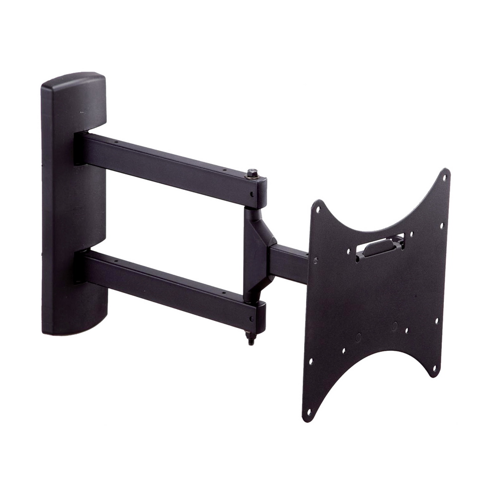 HE USR322 懸臂式壁掛架，專為 24 型、32 型、39 型電視設計，承重 26kg~30kg，靈活調整角度，提供穩定支撐。全機五年保固（不含消耗品），依原廠規範執行，適合居家或辦公室使用，提升觀看體驗。