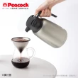 【日本孔雀Peacock】真空斷熱不鏽鋼保溫壺保溫瓶 1.0L-紅色(一鍵按壓出水)