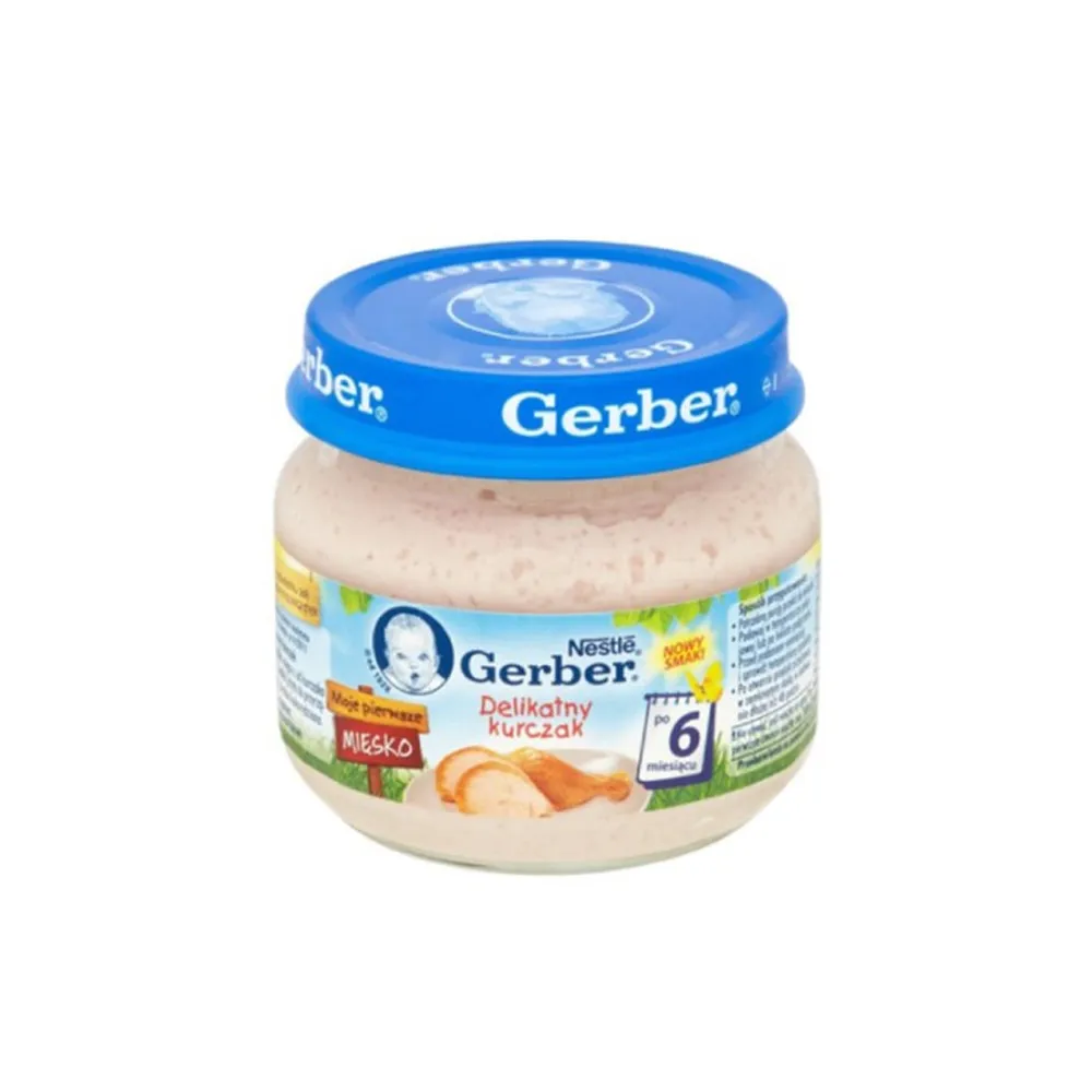 【Gerber 嘉寶】雞肉泥 80g(12罐組)