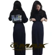 【OMAX】透氣防曬袖套 +防曬裙+護頸口罩-藍色(3件組合-速)