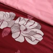 【LAMINA】精梳棉涼被4.5X6.5尺-山茶花(紅)