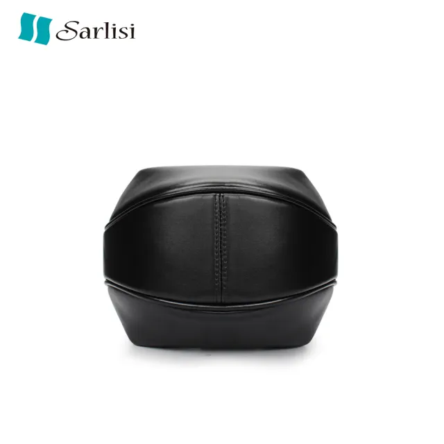 【Sarlisi】新款真皮頭層牛皮女包餃子包雲吞包歐美時尚小眾設計手提包