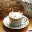 【RACHEL BARKER】韓國芮秋巴克4件咖啡杯組-白色(杯x2+盤x2)