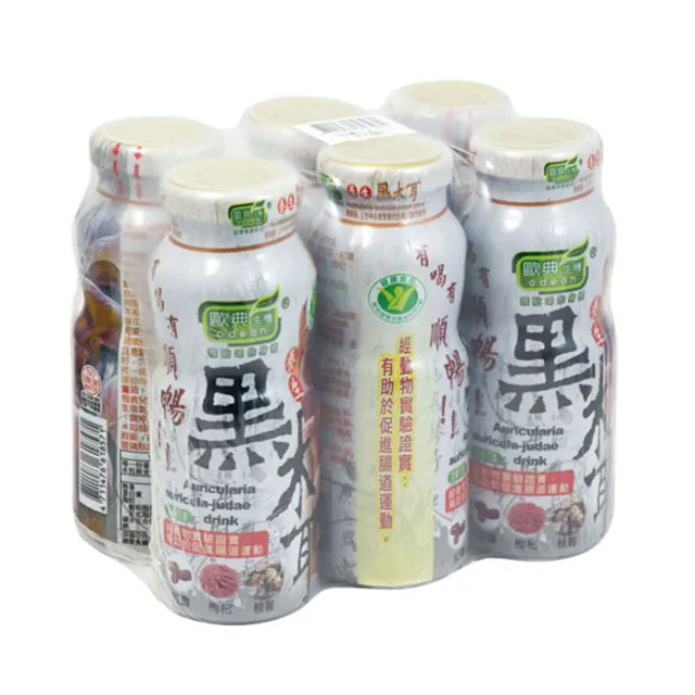 【歐典生機Odean】養生黑木耳180mlx2箱(共48入)