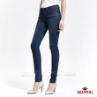 【BRAPPERS】女款 新美腳 系列-彈性W刺繡鑲鑽窄管褲(深藍)