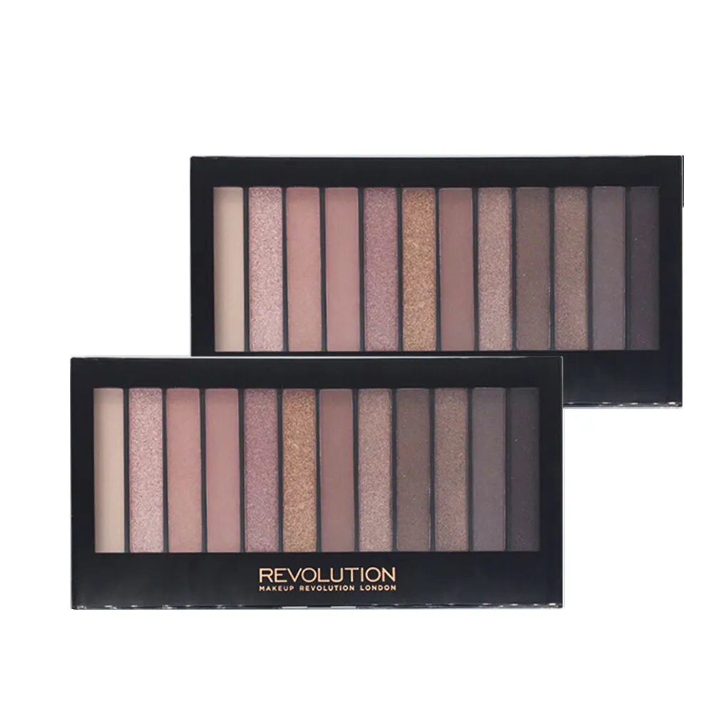 【Makeup Revolution】12色眼影盤iconic3二入組