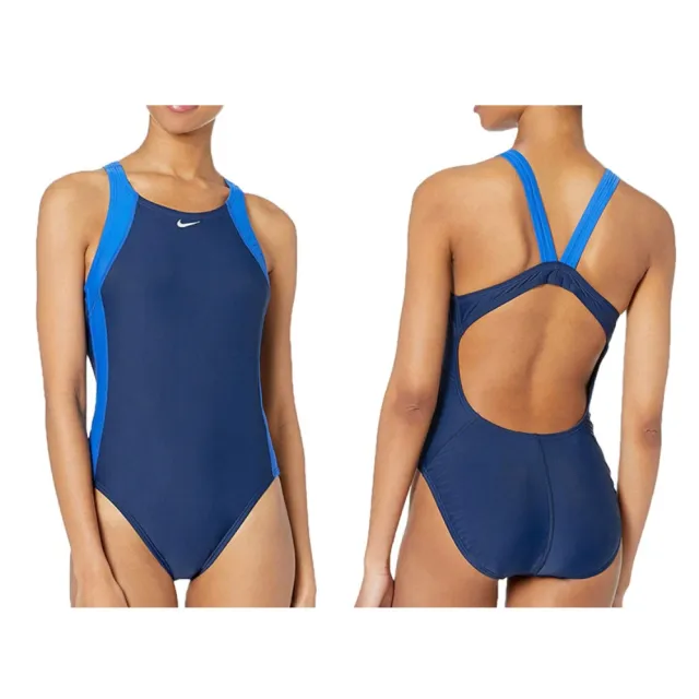 【NIKE 耐吉】SWIM女連身泳裝-泳衣 泳裝 游泳 沙灘 戲水(NESS9120-494)