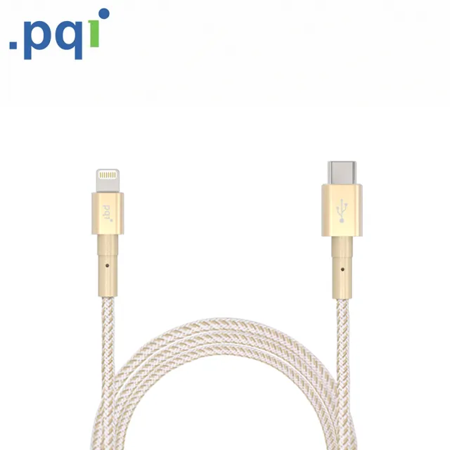 【PQI 勁永】i-Cable Ultimate Toughness Type C to Lightning 100cm PD快充金屬編織線(PD快充)