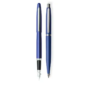 【SHEAFFER】VFM系列霓虹藍鋼筆+原子筆(E0940143+E2940151)