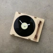 【WOODSUM】韓國 輕手作。木製模型/黑膠唱片機時鐘(DIY木頭模型 木製組合 居家擺飾 模型 禮物)