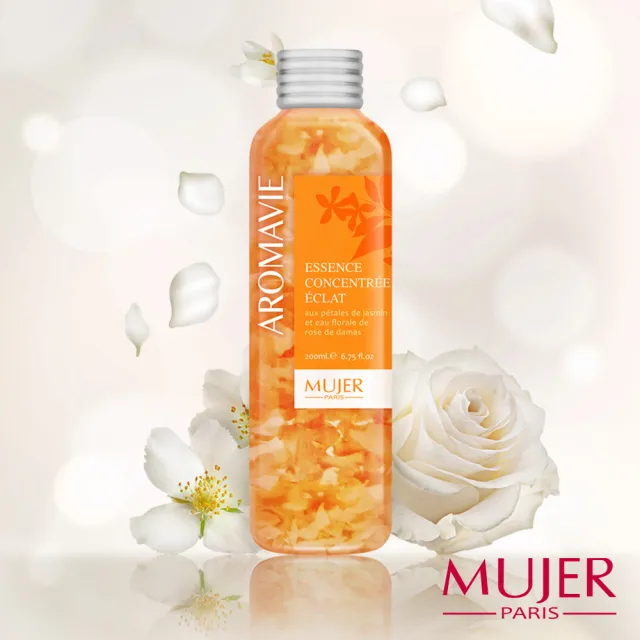 【MUJER】法國原裝皇家茉莉抗痕回齡花祕精萃超值2入組(200ml x2)