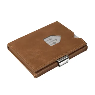 【挪威 EXENTRI】紳士皮夾-經典款-淺棕色(皮夾 錢包 短夾 卡夾 信用卡夾 名片夾 皮夾推薦 RFID 禮物)