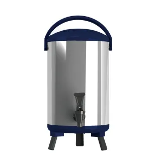 【渥思】日式不鏽鋼保溫保冷茶桶-10公升-寶石藍(茶桶.保溫.不鏽鋼)