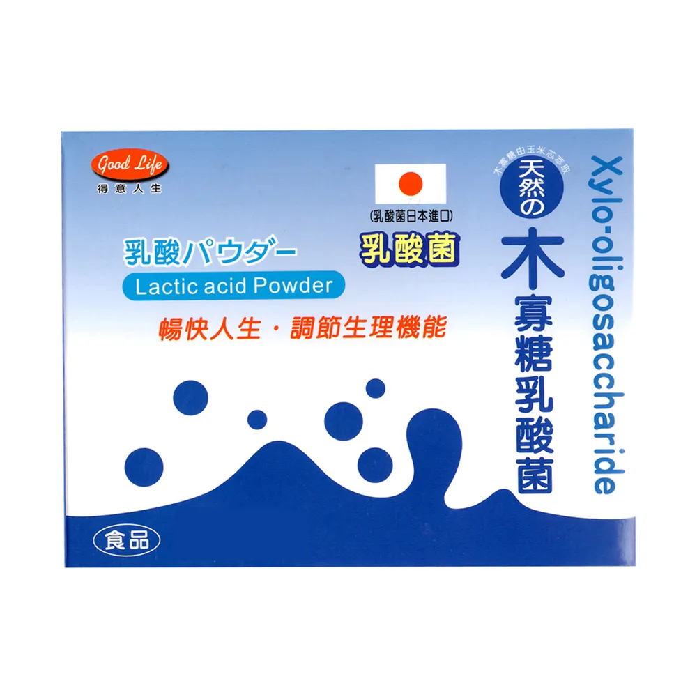 【得意人生】日本進口木寡糖乳酸菌粉 4盒組(2gx30包/盒)