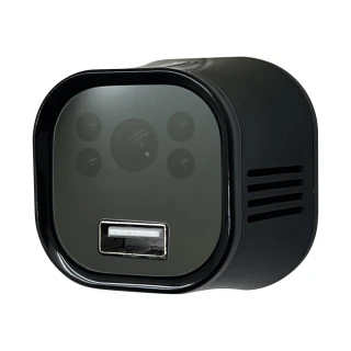 【CHICHIAU】WIFI 1080P USB充電器造型無線網路夜視微型廣角攝影機M3 影音記錄器