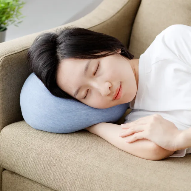 【Seoul house】無印風U型連帽乳膠頸枕(旅行)